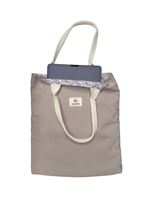 Floral Cotton Tote Bag