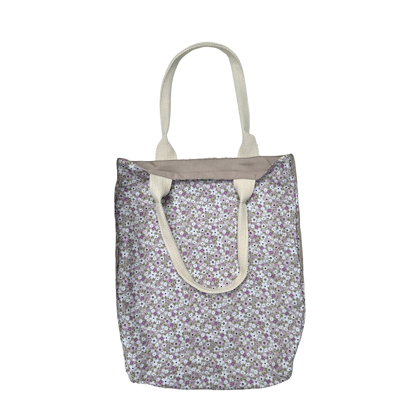 Floral Cotton Tote Bag