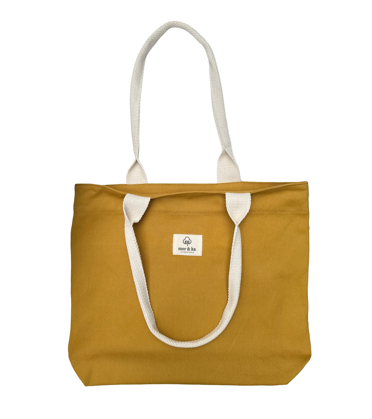 Ochre Plain Tote Bag