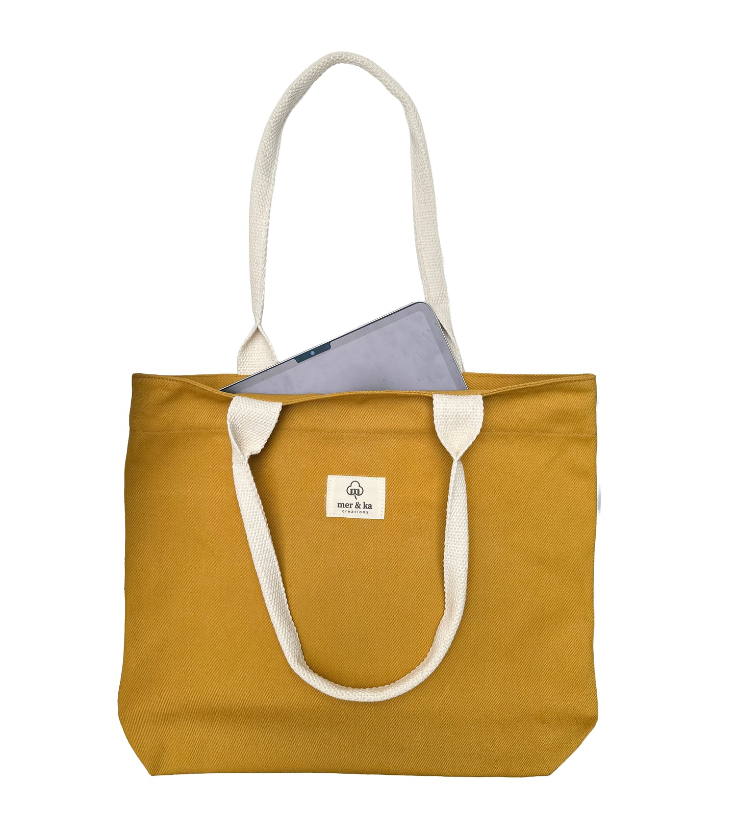 Ochre Plain Tote Bag