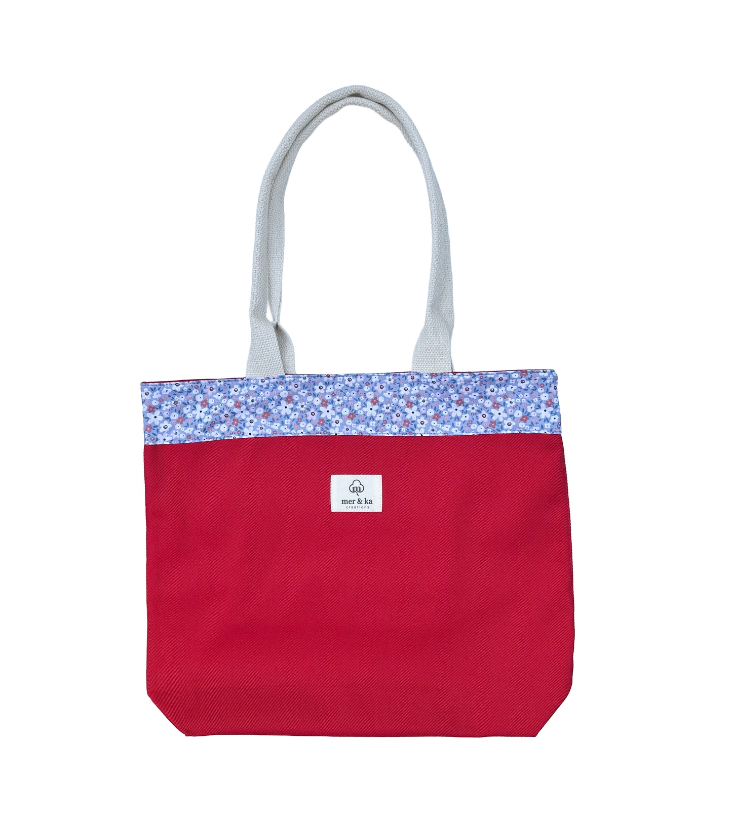 Carmen Red Cotton Tote Bag