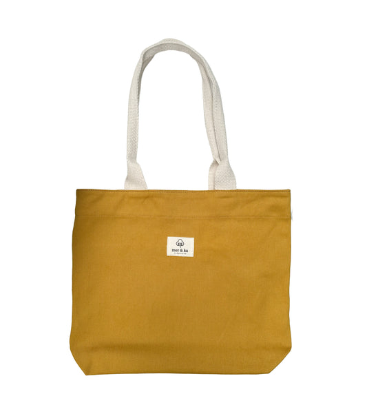 Ochre Plain Tote Bag